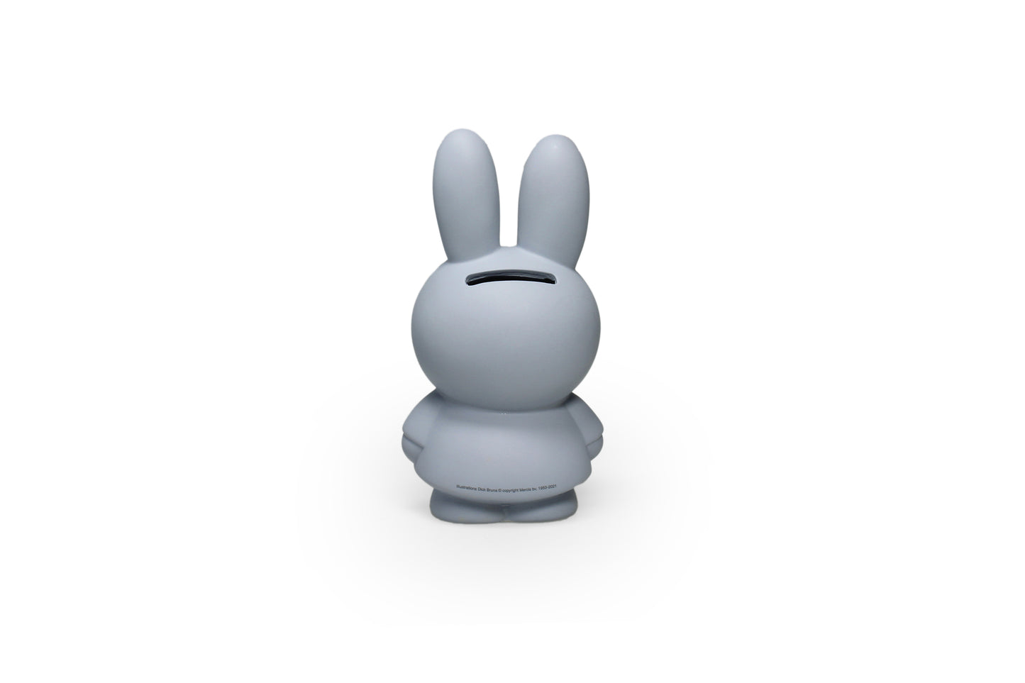 Miffy Spardose Small von Atelier Pierre in Silver Blue Rückseite – Nohna