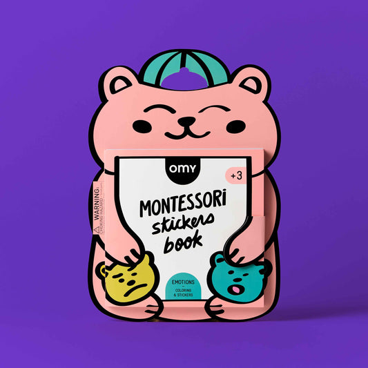 Montessori Stickerbuch Emotionen von OMY für Kinder ab 3 Jahren – Nohna