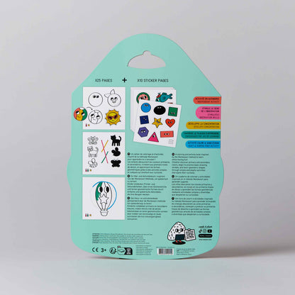 Montessori Stickerbuch Geometrische Formen von OMY für Kinder ab 3 Jahren - Inhalt -  Nohna