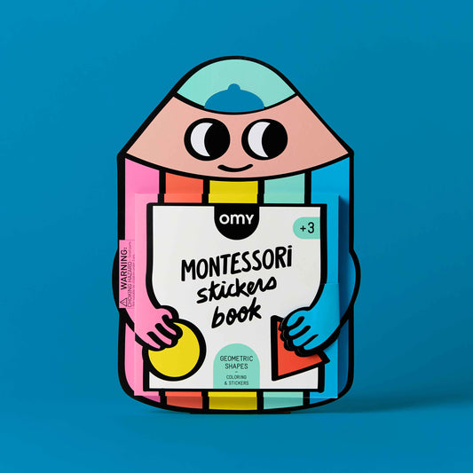 Montessori Stickerbuch Geometrische Formen von OMY für Kinder ab 3 Jahren – Nohna