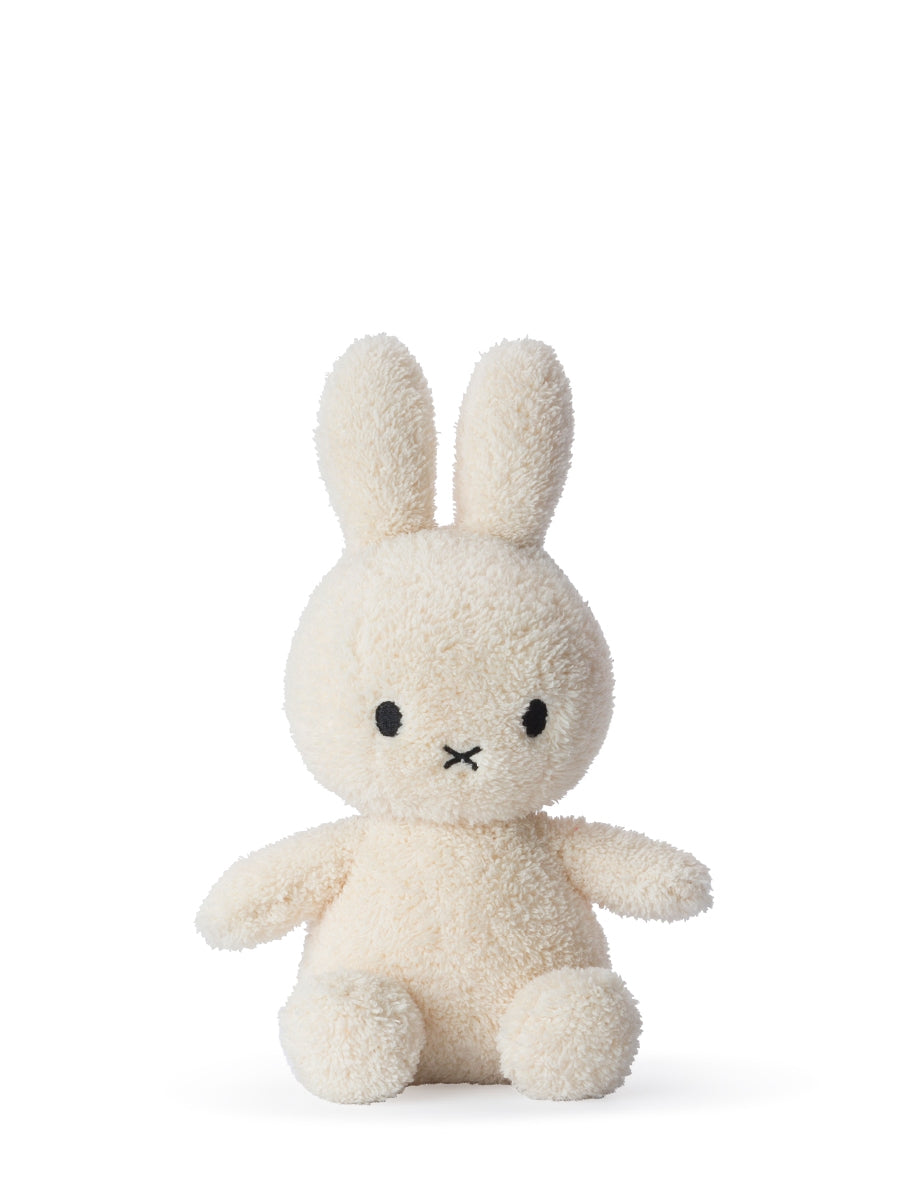 Miffy Kuscheltier Terry in Creme von Bon Ton Toys – 23 cm, recycelter Plüsch, Frontansicht, Nohna