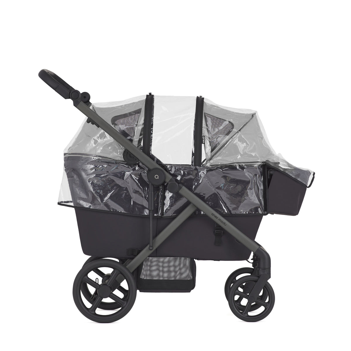 Modu Regenschutz Transparent von Anex für den Bollerwagen – Nohna