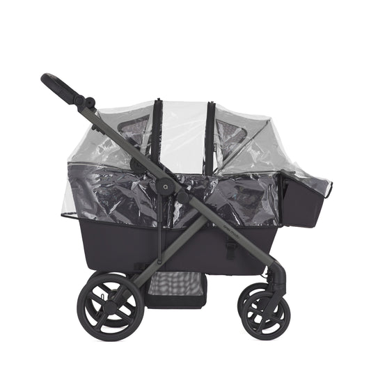 Modu Regenschutz Transparent von Anex für den Bollerwagen – Nohna