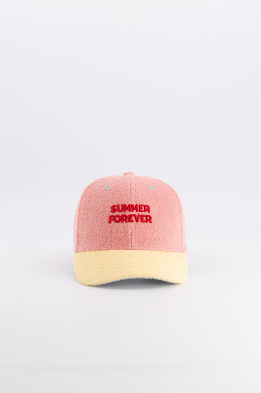 Kindercap Summer Forever in Rosa von Chamaye – Frontansicht - Nohna