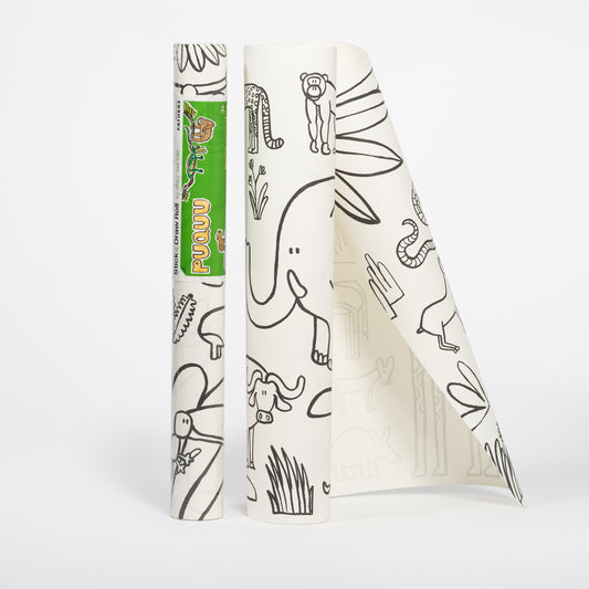 Stick & Draw Roll Ausmal-Rolle von puquu in Animals  – CE zertifiziert, Nohna
