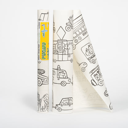 Stick & Draw Roll Ausmal-Rolle von puquu in Vehicles – Nohna