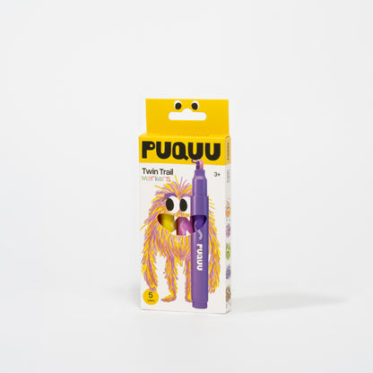 Twin Trail Marker 5 Farben von puquu – PUQUU Monsters Serie, CE zertifiziert, Nohna