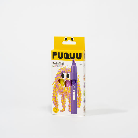 Twin Trail Marker 5 Farben von puquu – PUQUU Monsters Serie, CE zertifiziert, Nohna