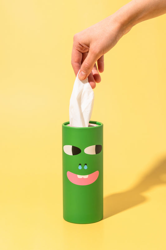 Sneezy Taschentuchbox von puquu in Grün – Nohna