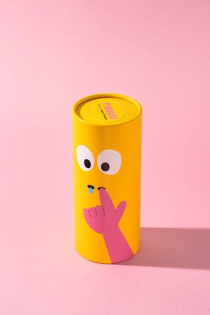 Sneezy Taschentuchbox von puquu in Gelb – Nohna