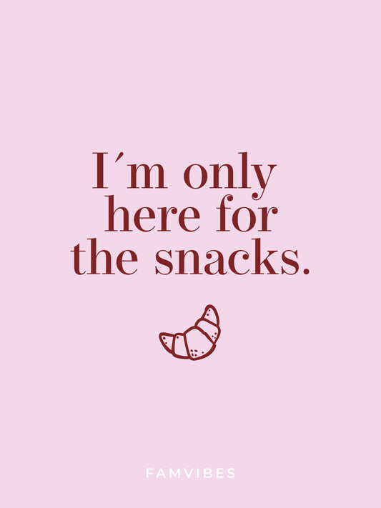 SNACKS ONLY Sweatshirt Baby & Kids in Pastellrosa mit Print und Croissant-Motiv –  Print - Nohna