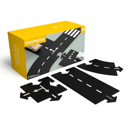 King of the Road flexible Spielstraße von waytoplay – 40 Teile, 6,5 m - Verpackung - Nohna