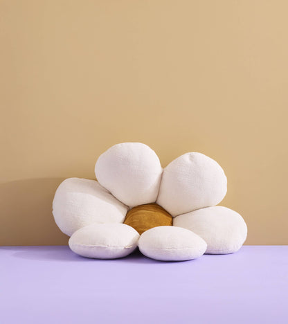 Bodenkissen Blume in Blumenform von kids concept– Sherpa & Velours - Detailansicht - Nohna