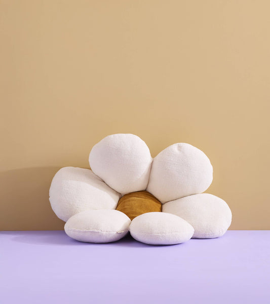 Bodenkissen Blume in Blumenform von kids concept– Sherpa & Velours - Detailansicht - Nohna