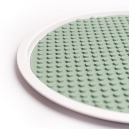 Beidseitige Sensorik Bauplatte von Inspire My Play in Smoke Green – Deckel - Nohna