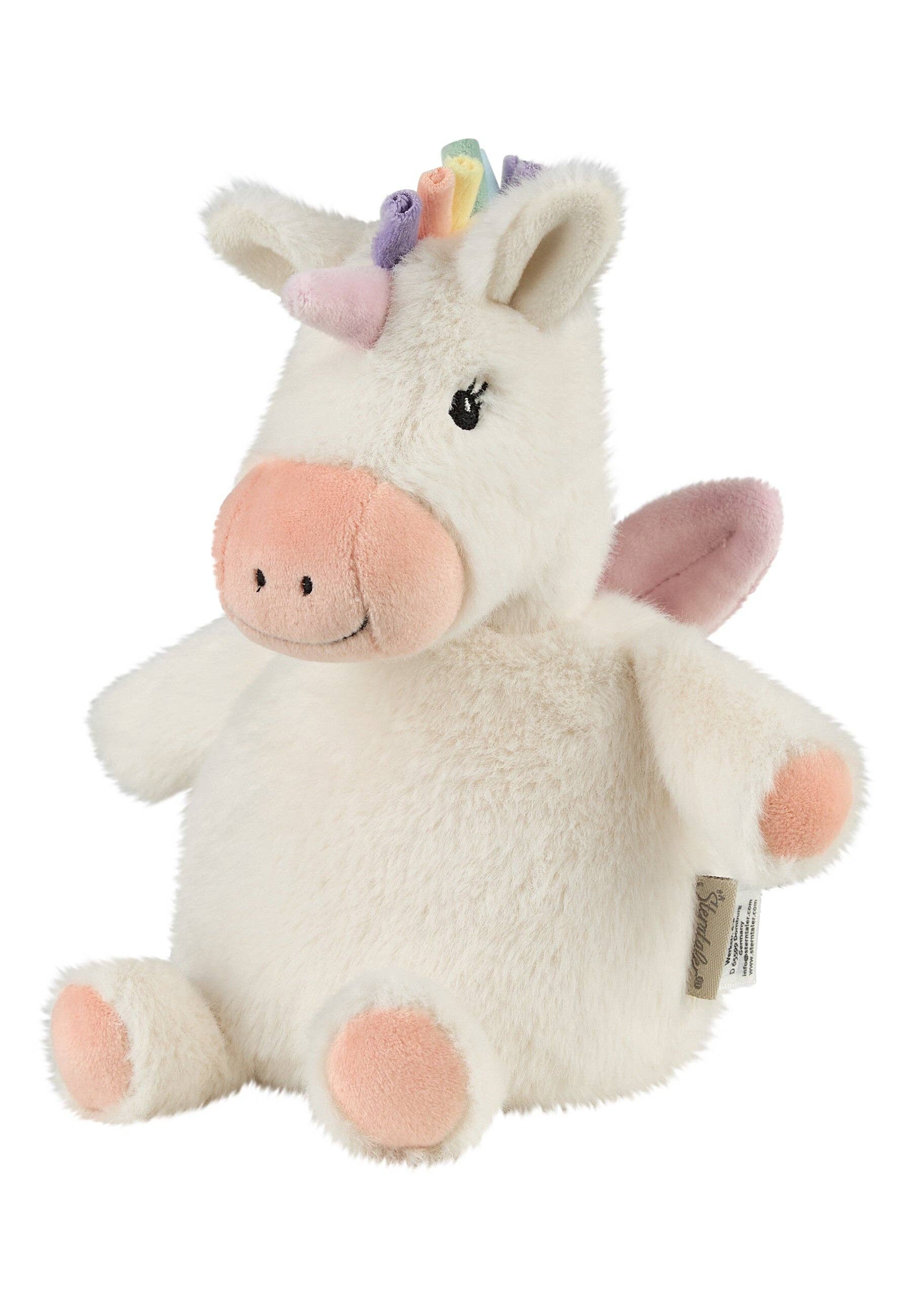 Kuscheltier Einhorn Elli in Weiß/Rosa von Sterntaler – Nohna