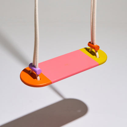 Kinderschaukel handbemalt - Rosa - Nohna