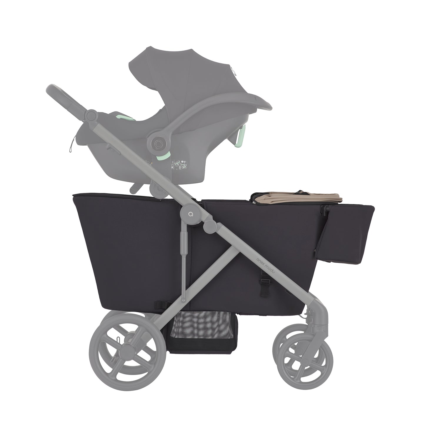 Bollerwagen Modu von Anex in Shea & Haze – Babyschale - Nohna