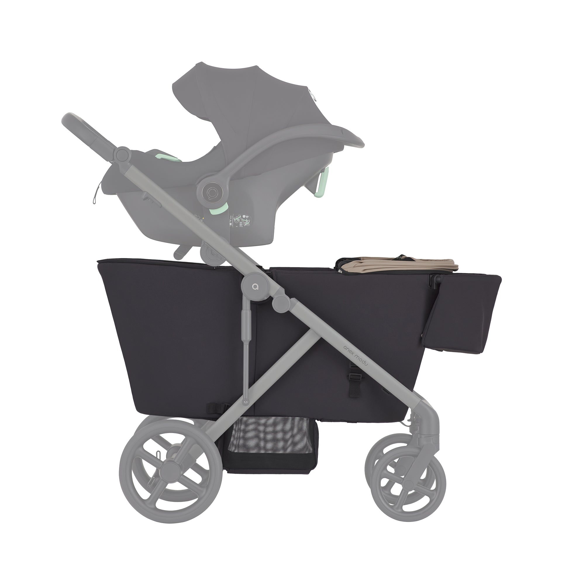 Bollerwagen Modu von Anex in Shea & Haze – Babyschale - Nohna