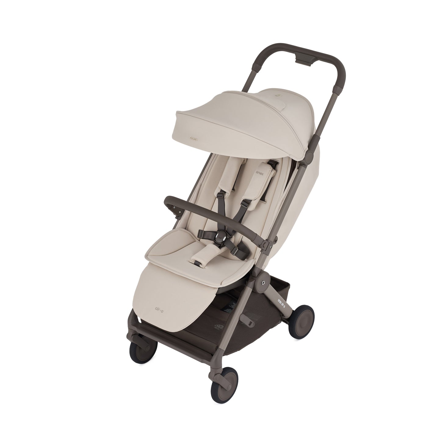 Kinderwagen Air-Q von Anex in Vanille – Frontansicht - Nohna